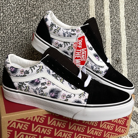 Vans Old Skool Paradise Floral Black True White WMNS - Picture 6 of 16